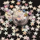Laser Silver Stars Glitter Holographic For Diy Crafts Nail Art Decoration Party Decoration
