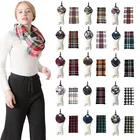 PQ-ASS009A New style 40 colors high quality maxi soft pashmina hijab scarf wraps shawl solid plain frayed wool hijab scarf