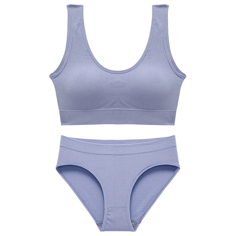 U008 Women Underwear without steel ring sleep bra set thin deep U sexy comfortable seamless back vest yoga bra set
U008 Women Underwear without steel ring sleep bra set thin deep U sexy comfortable seamless back vest yoga bra set