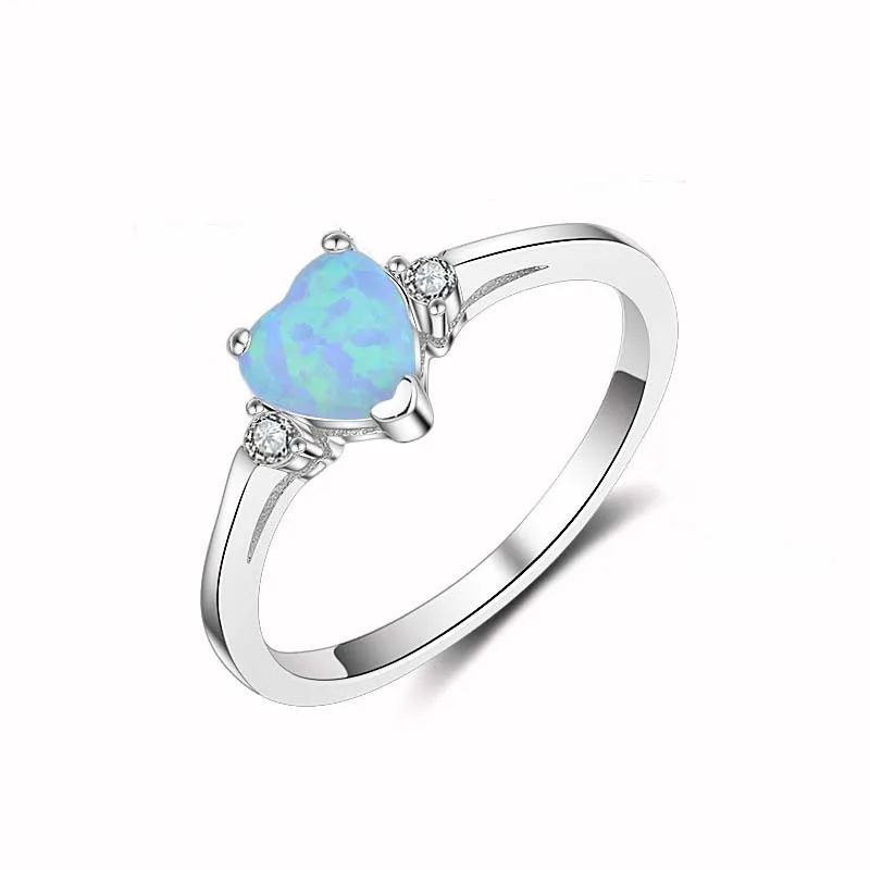 heart shape Ring Luxury Gorgeous Jewelry Set opal Gem Heart Shape Simple Style 925 Sterling silver Women Ring, Silver color
heart shape Ring Luxury Gorgeous Jewelry Set opal Gem Heart Shape Simple Style 925 Sterling silver Women Ring, Silver color