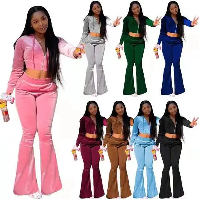 Hoodie Pink 2 Two Piece Pants Set Women Clothing Sets Women Velvet Two Piece Cropped Custom Women'S Velvet Tracksuit
Hoodie Pink 2 Two Piece Pants Set Women Clothing Sets Women Velvet Two Piece Cropped Custom Women'S Velvet Tracksuit
