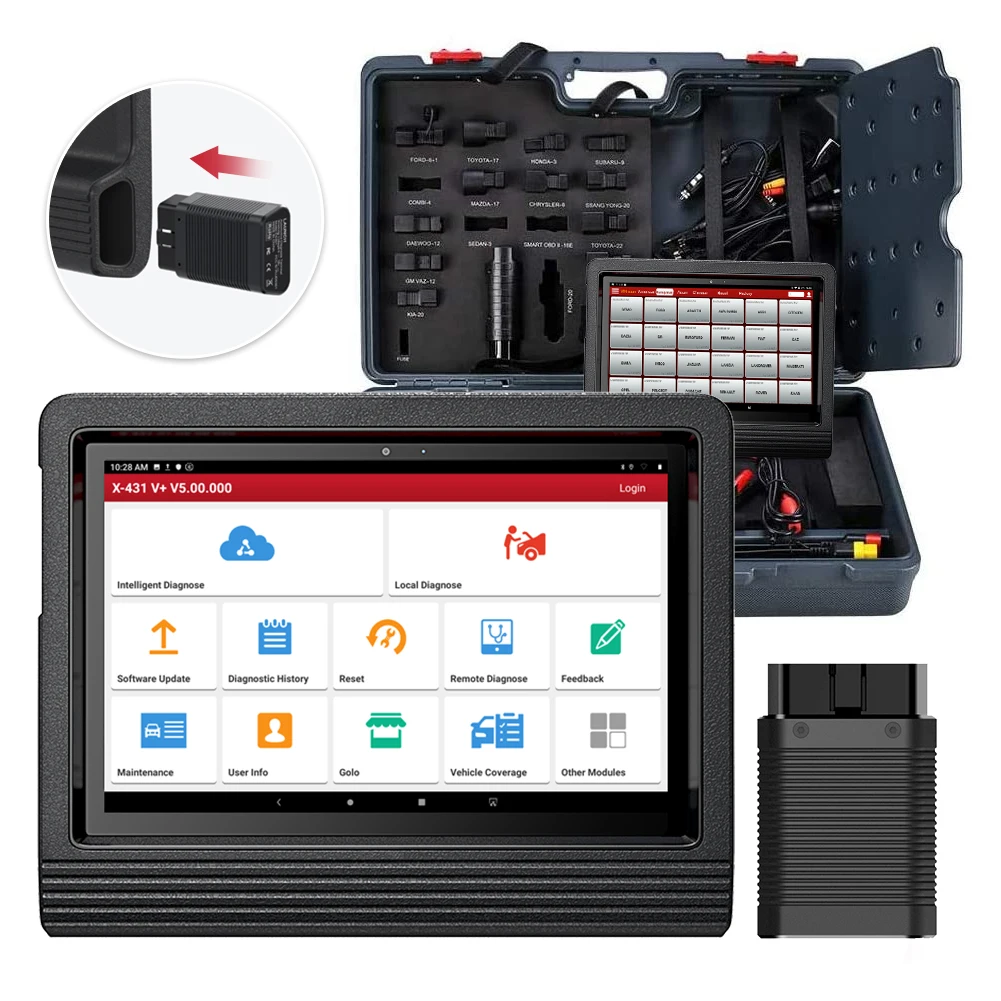 The Latest 4.0 Version 10 Inch Launch X431 V+ as X431 Pro3 Full System Automotive Diagnostic Scanner
The Latest 4.0 Version 10 Inch Launch X431 V+ as X431 Pro3 Full System Automotive Diagnostic Scanner
