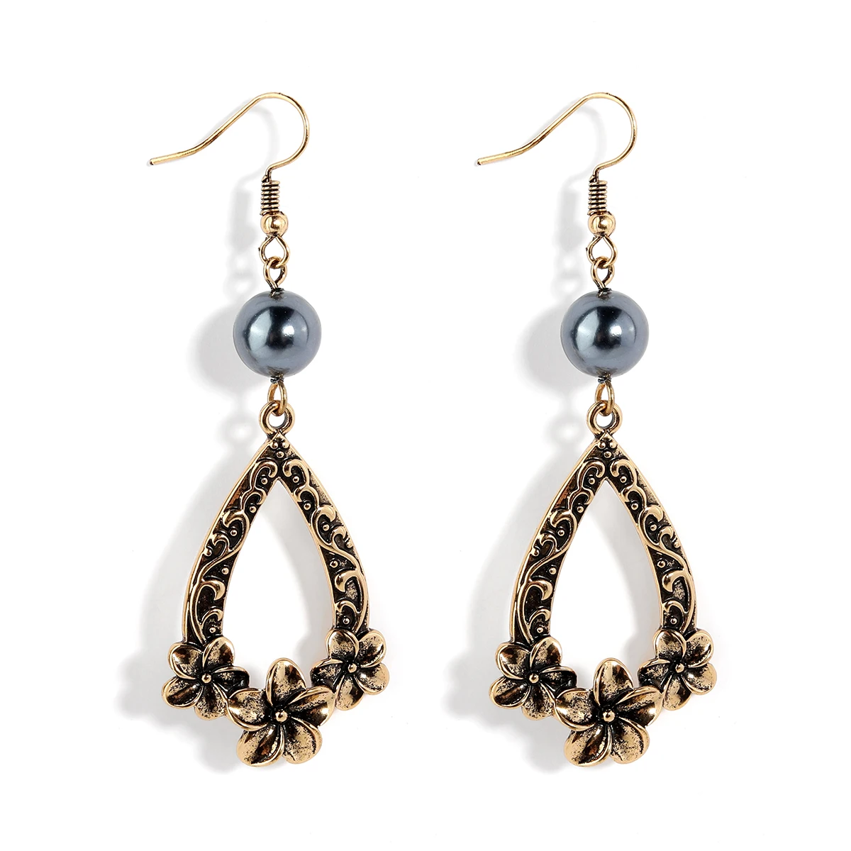 Retro Hawaiian Black Pearl Gold 18K Earrings Hot Sale Flower Women Earring 2023 Wholesale
Retro Hawaiian Black Pearl Gold 18K Earrings Hot Sale Flower Women Earring 2023 Wholesale