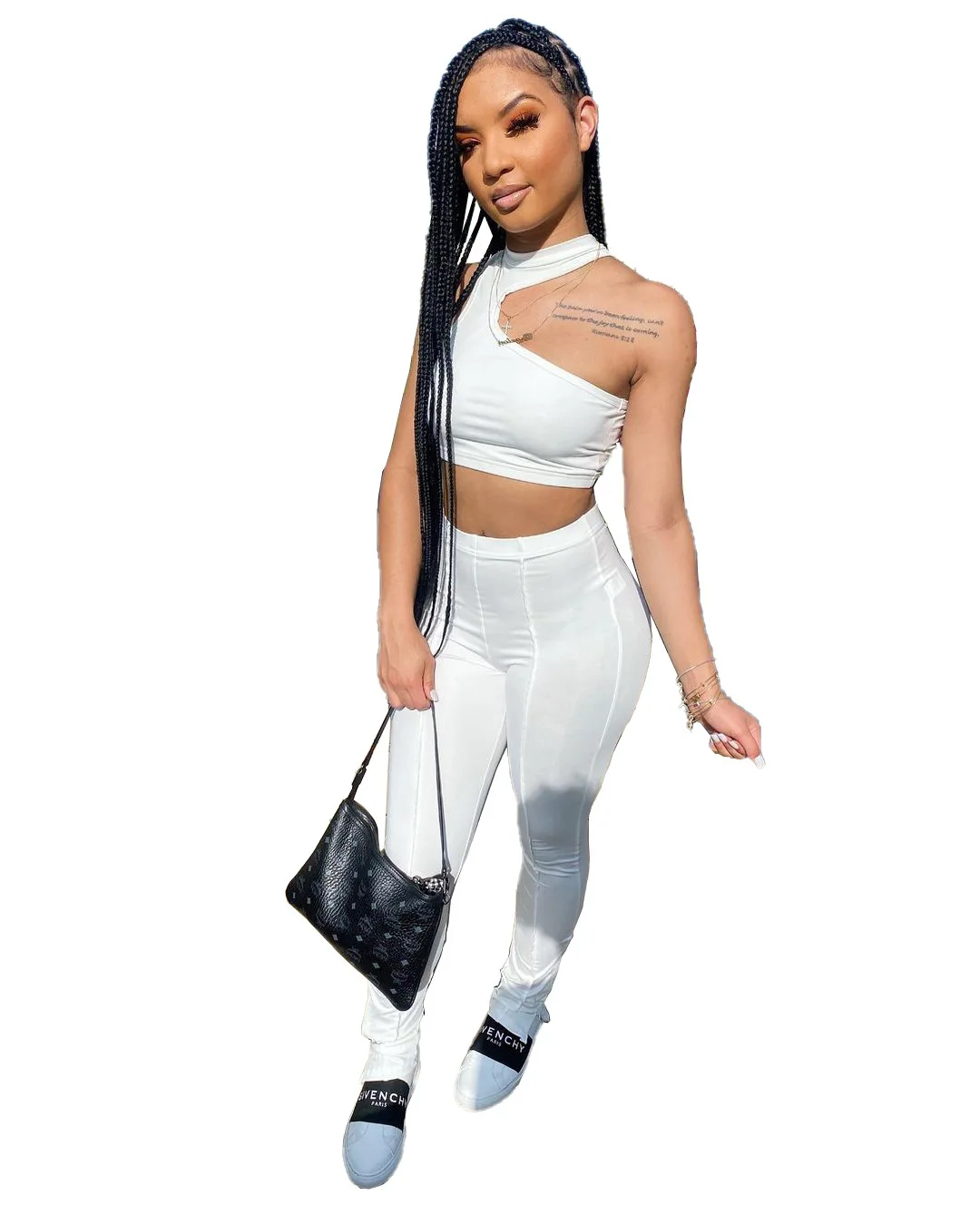 ST0184 2021 Summer Fashionable Fitness Off Shoulder Women Sexy Outfits Workout Two Piece Set, White /black /gray
ST0184 2021 Summer Fashionable Fitness Off Shoulder Women Sexy Outfits Workout Two Piece Set, White /black /gray