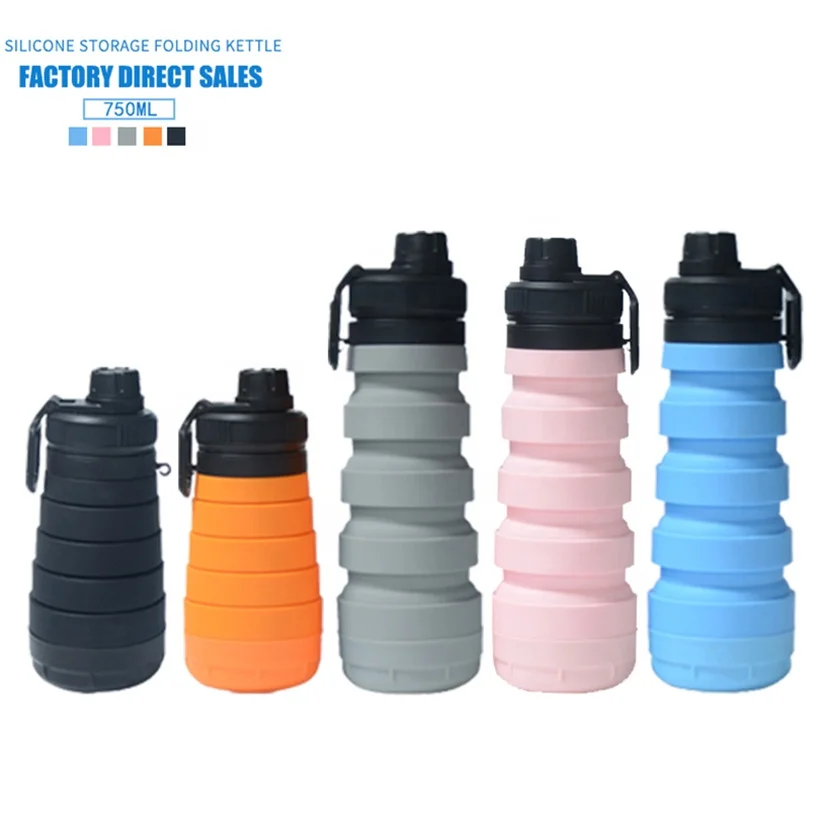 Hot Sale Outdoor Sport Reusable Drink Collapsible Foldable Silicone Water Bottle, Orange, pink, black, gray, blue
Hot Sale Outdoor Sport Reusable Drink Collapsible Foldable Silicone Water Bottle, Orange, pink, black, gray, blue