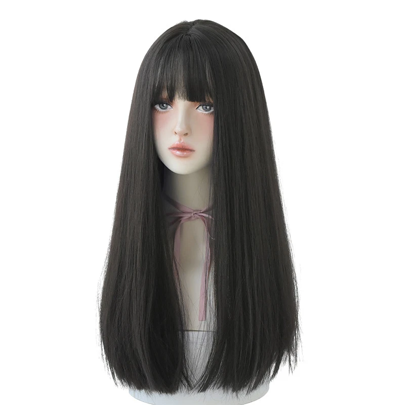 Long Straight Hair Full Lace Wigs Female Long Hair Full Set Hair Wig for Black Women Long
Long Straight Hair Full Lace Wigs Female Long Hair Full Set Hair Wig for Black Women Long