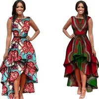 Fashion women sleeveless sexy cheap elegant high low cut ladies African dashiki print dress smart casual dresses
Fashion women sleeveless sexy cheap elegant high low cut ladies African dashiki print dress smart casual dresses