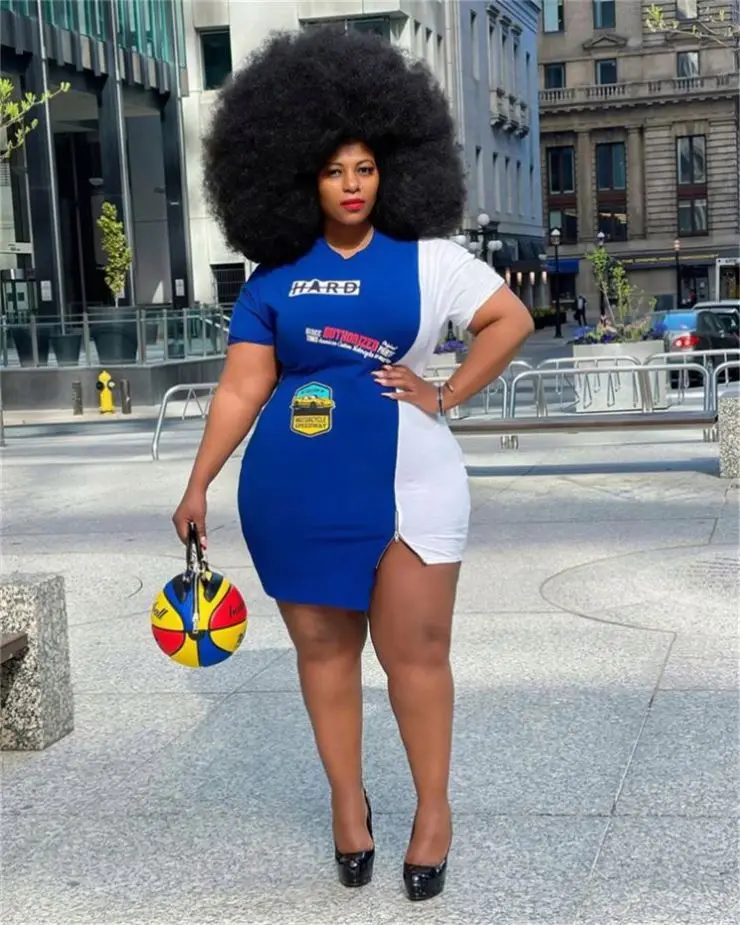 High Quality Short Sleeve Patchwork Plus Size Summer Women Elegant Short Casual Dress For Women
High Quality Short Sleeve Patchwork Plus Size Summer Women Elegant Short Casual Dress For Women