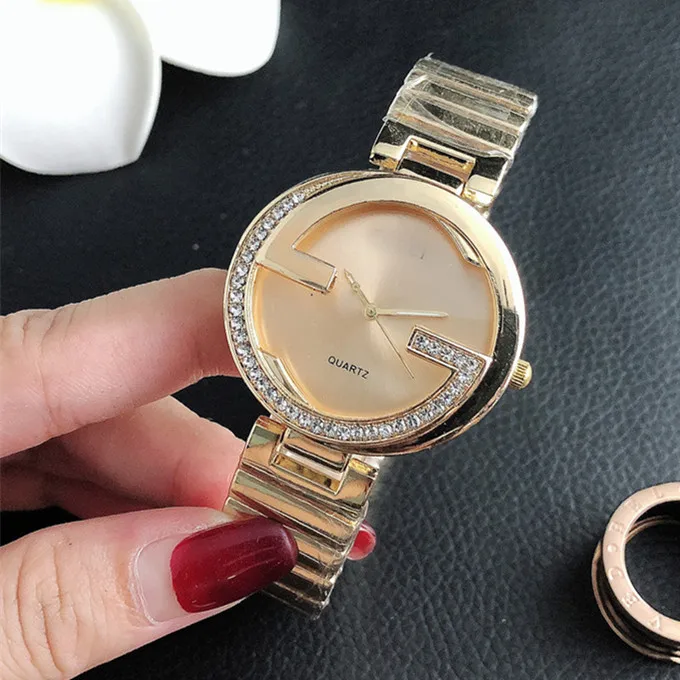 Woman Watches female Fashion Design Quartz Stainless Steel simple G case with diamond Wristwatch Casual Sport Waterproof Watches
Woman Watches female Fashion Design Quartz Stainless Steel simple G case with diamond Wristwatch Casual Sport Waterproof Watches