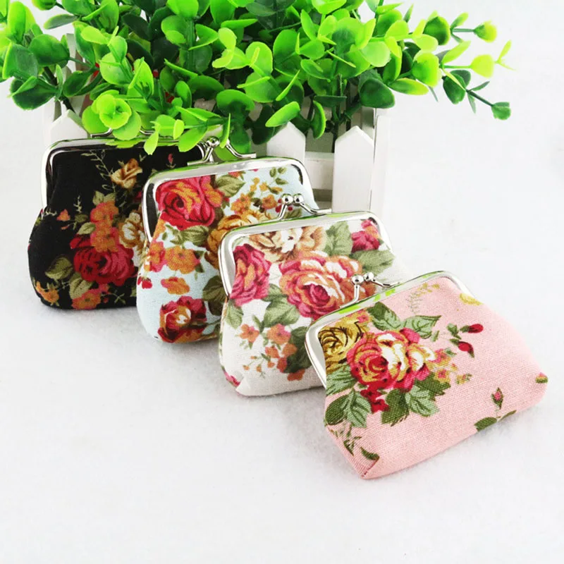 Vintage Canvas Floral Change Bag with Hasp Women Rose Small Wallet Cute Flower Coin Purse
Vintage Canvas Floral Change Bag with Hasp Women Rose Small Wallet Cute Flower Coin Purse