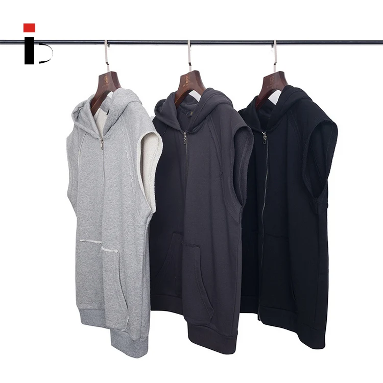 2020 Hot selling Streetwear Zipper Up Sleeveless Gym sleeveless hoodie for men, Customized color
2020 Hot selling Streetwear Zipper Up Sleeveless Gym sleeveless hoodie for men, Customized color