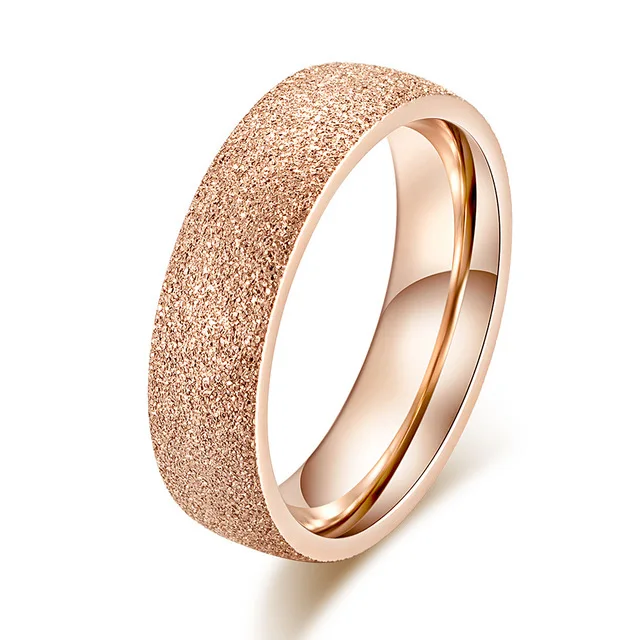 Vintage Jewelry Stainless Steel Hot Selling Women's Wedding Love Size Frosted Rose Gold Band Ring Comfort Fit Ring, 14k gold
Vintage Jewelry Stainless Steel Hot Selling Women's Wedding Love Size Frosted Rose Gold Band Ring Comfort Fit Ring, 14k gold