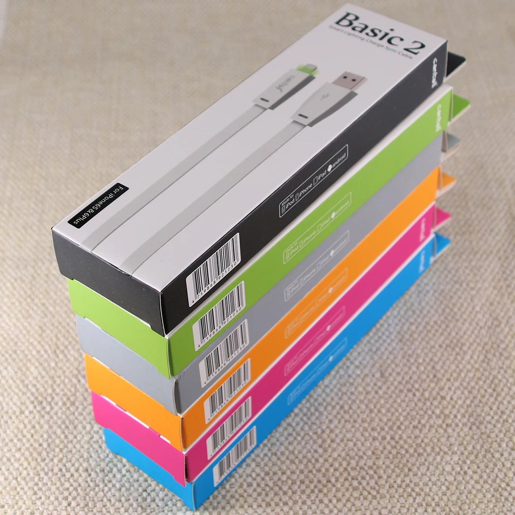 cantell special offer stock flat led Charging Cable usb cable fast charger Light changes cable for iphone X/8/7/6/5 - ANKUX.COM