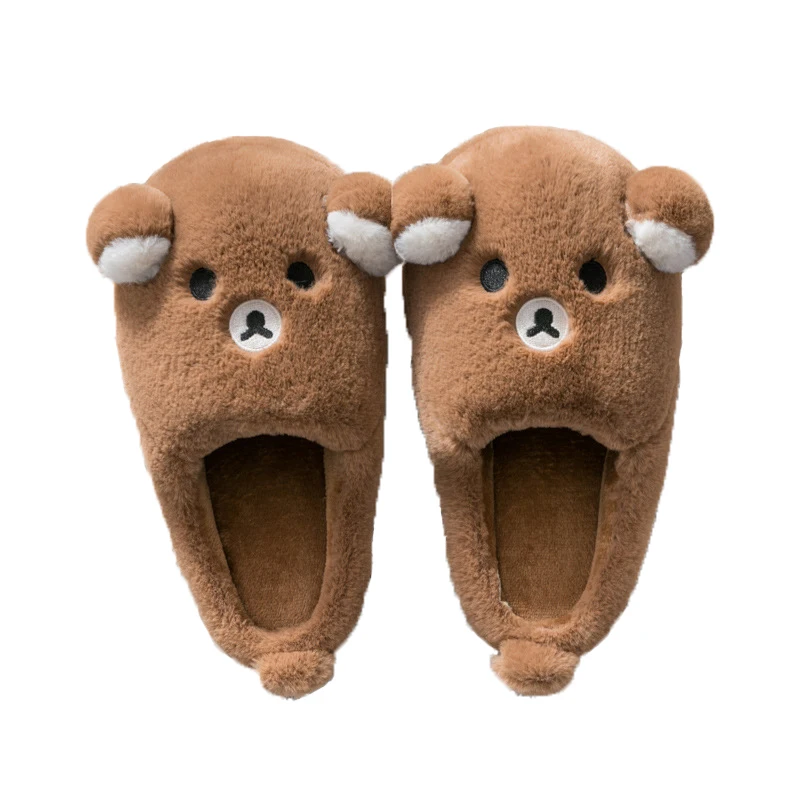 Cute Bear Cotton Cartoon Furry Thick Sole Winter and Autumn Indoor Home Warm Female and Male Couple Slippers, 4 colors
Cute Bear Cotton Cartoon Furry Thick Sole Winter and Autumn Indoor Home Warm Female and Male Couple Slippers, 4 colors