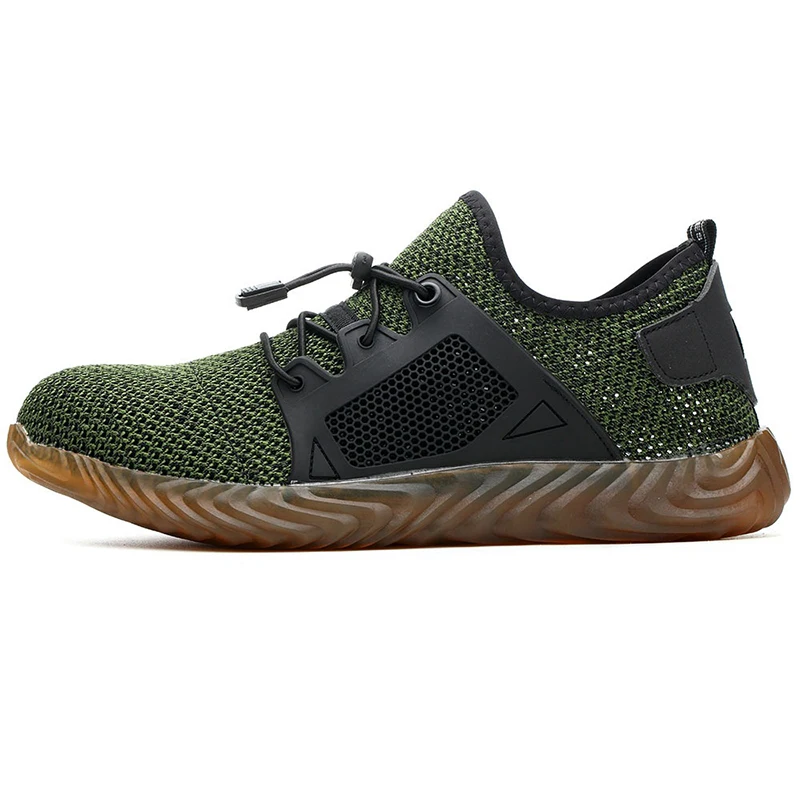 Fashionable steel toecap breathable & comfortable casual wear-resistant anti-skid work safety shoes, Grey;green
Fashionable steel toecap breathable & comfortable casual wear-resistant anti-skid work safety shoes, Grey;green