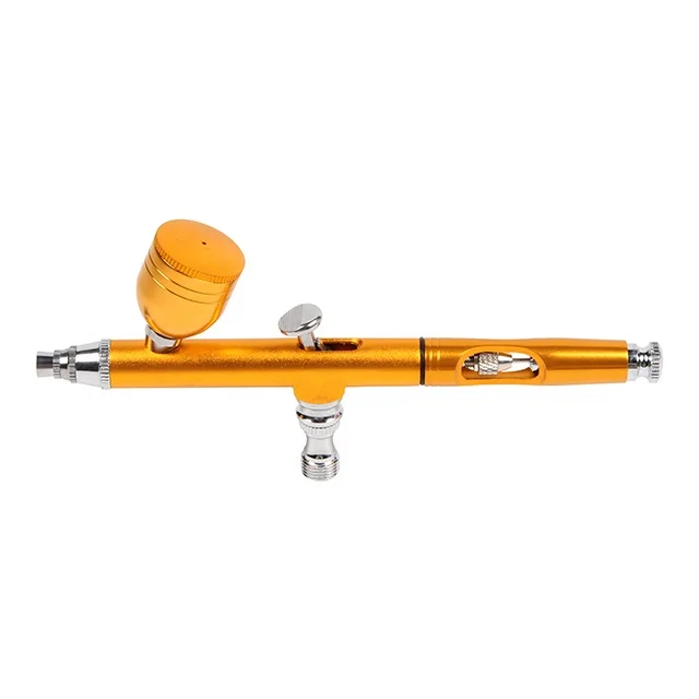 7cc Cup 0.3MM Nozzle Gravity New Version Golden Aluminum Airbrush For Makeup Cake Nail and Car Paint Tattoo Bakery, Customized
7cc Cup 0.3MM Nozzle Gravity New Version Golden Aluminum Airbrush For Makeup Cake Nail and Car Paint Tattoo Bakery, Customized