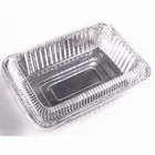 1000ml aluminum foil disposable pan 8011 food aluminium foil baking container with plastic lid