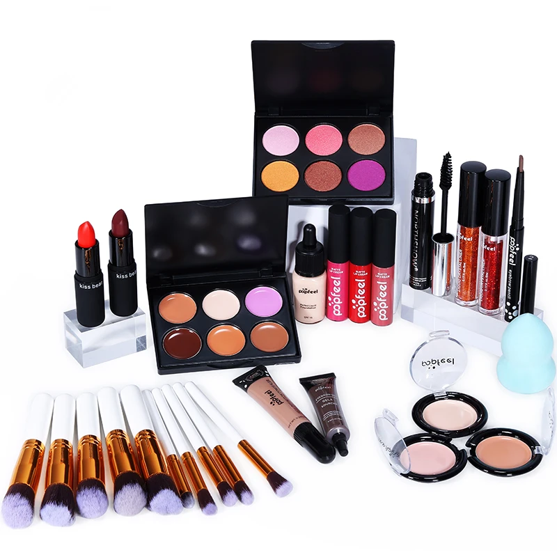 POPFEEL High Quality Colorful Makeup Kit Professional Cosmetics Makeup Sets For Women
POPFEEL High Quality Colorful Makeup Kit Professional Cosmetics Makeup Sets For Women