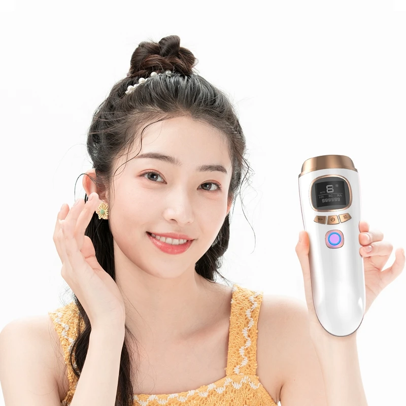 Electronic Portable Laser hair removal IPL Arm Leg Body hair removal Photon Pluse light Ice freezing point Hair removal device
Electronic Portable Laser hair removal IPL Arm Leg Body hair removal Photon Pluse light Ice freezing point Hair removal device