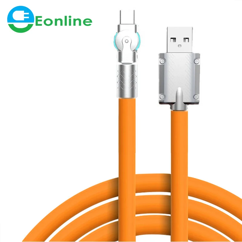 EONLINE 120W Super Fast Charge Cable Liquid Silicone for Huawei Xiaomi Samsung Phone Mobile Charging Cable for Game
EONLINE 120W Super Fast Charge Cable Liquid Silicone for Huawei Xiaomi Samsung Phone Mobile Charging Cable for Game