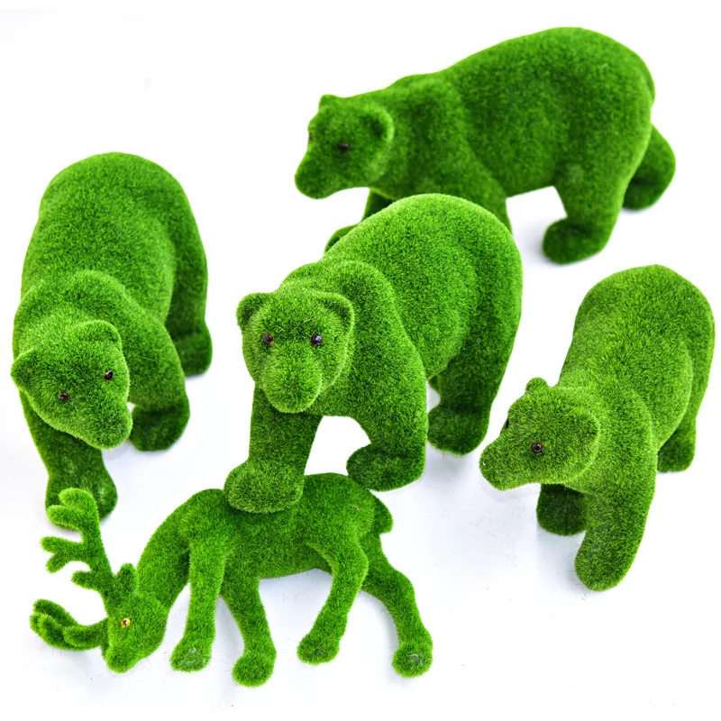 Creative Animal Shaped Artificial Green Plants Garden Landscape Decoration, As picture
Creative Animal Shaped Artificial Green Plants Garden Landscape Decoration, As picture