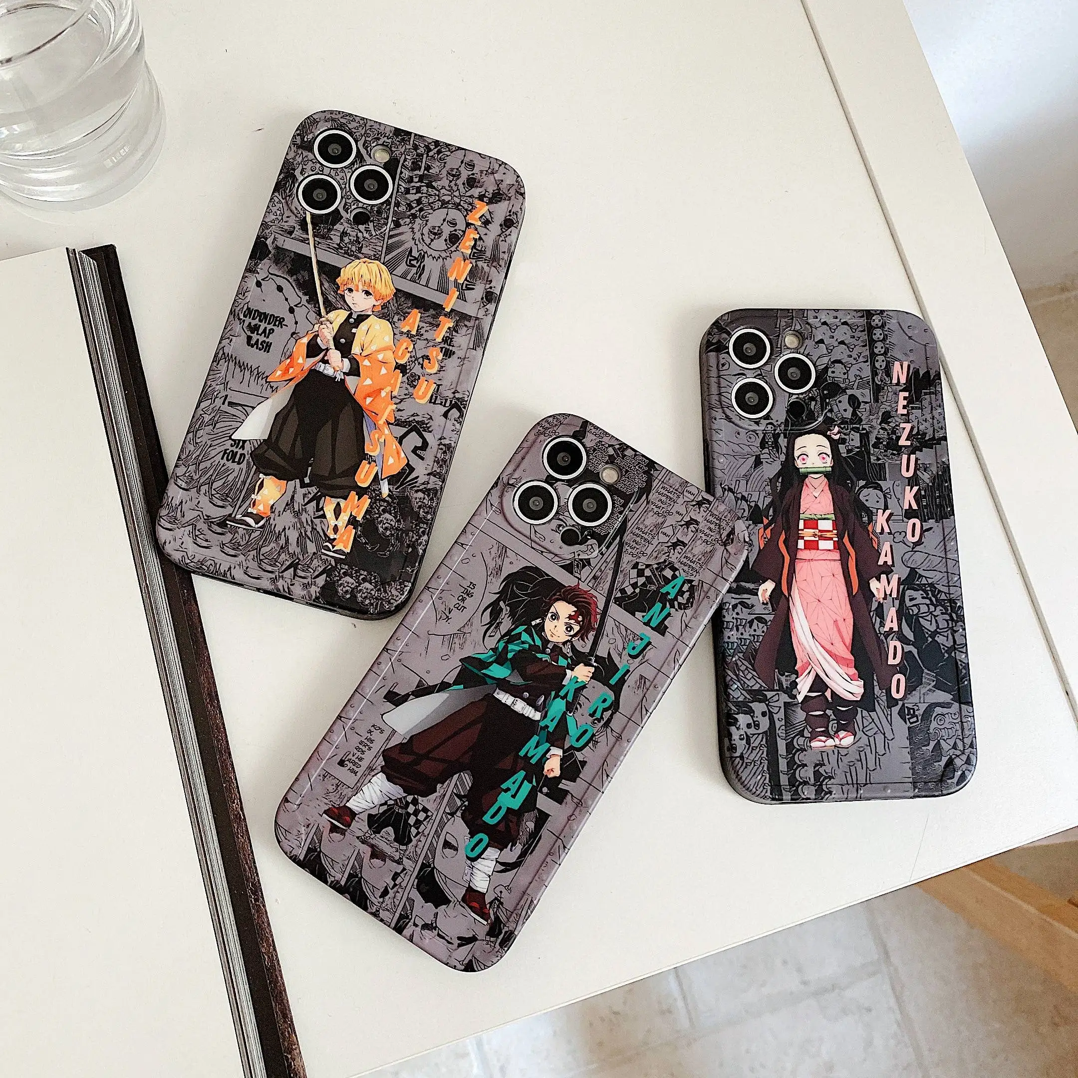 For iPhone 11 12 13 Pro Max XR Xs Max 7 8 Plus Kamado Tanjiro Nezuko Cartoon Characters Anime Figures Soft IMD Phone Cover Case
For iPhone 11 12 13 Pro Max XR Xs Max 7 8 Plus Kamado Tanjiro Nezuko Cartoon Characters Anime Figures Soft IMD Phone Cover Case