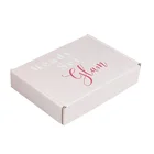 Luxury outdoor big cardboard handbag drawer shape Wedding dress Bra Pink gift clothing packaging box