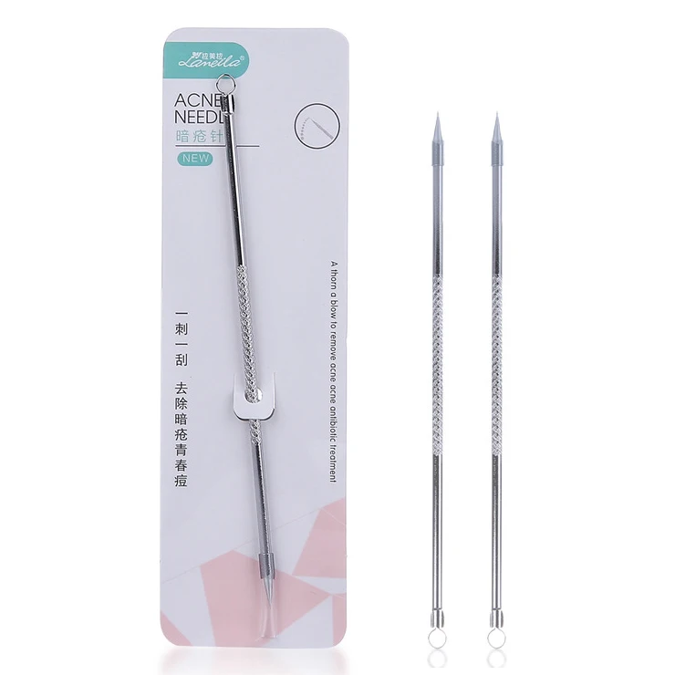 premium stainless steel face acne needle nose blackhead remover needle tool, Silver
premium stainless steel face acne needle nose blackhead remover needle tool, Silver
