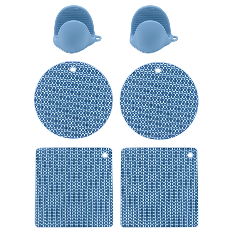Silicone Trivet Mat Mitts and Pot Holders for Pots Pans Heat Resistant Mug Heating Coaster for Cooking Baking, Black, blue, green, purple, orange, grey or customized
Silicone Trivet Mat Mitts and Pot Holders for Pots Pans Heat Resistant Mug Heating Coaster for Cooking Baking, Black, blue, green, purple, orange, grey or customized