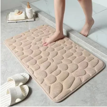 Memory Foam Embossed Velvet Carpet Bathroom Living Room non-slip mat Cobblestone Floor Mat
Memory Foam Embossed Velvet Carpet Bathroom Living Room non-slip mat Cobblestone Floor Mat