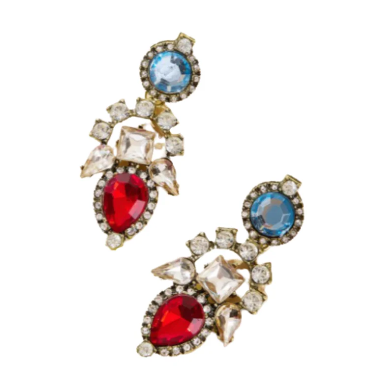 Fashion jewellery manufacturers earring personalized latest luxury earring gemstone Vintage earring for women, Stud earrings
Fashion jewellery manufacturers earring personalized latest luxury earring gemstone Vintage earring for women, Stud earrings