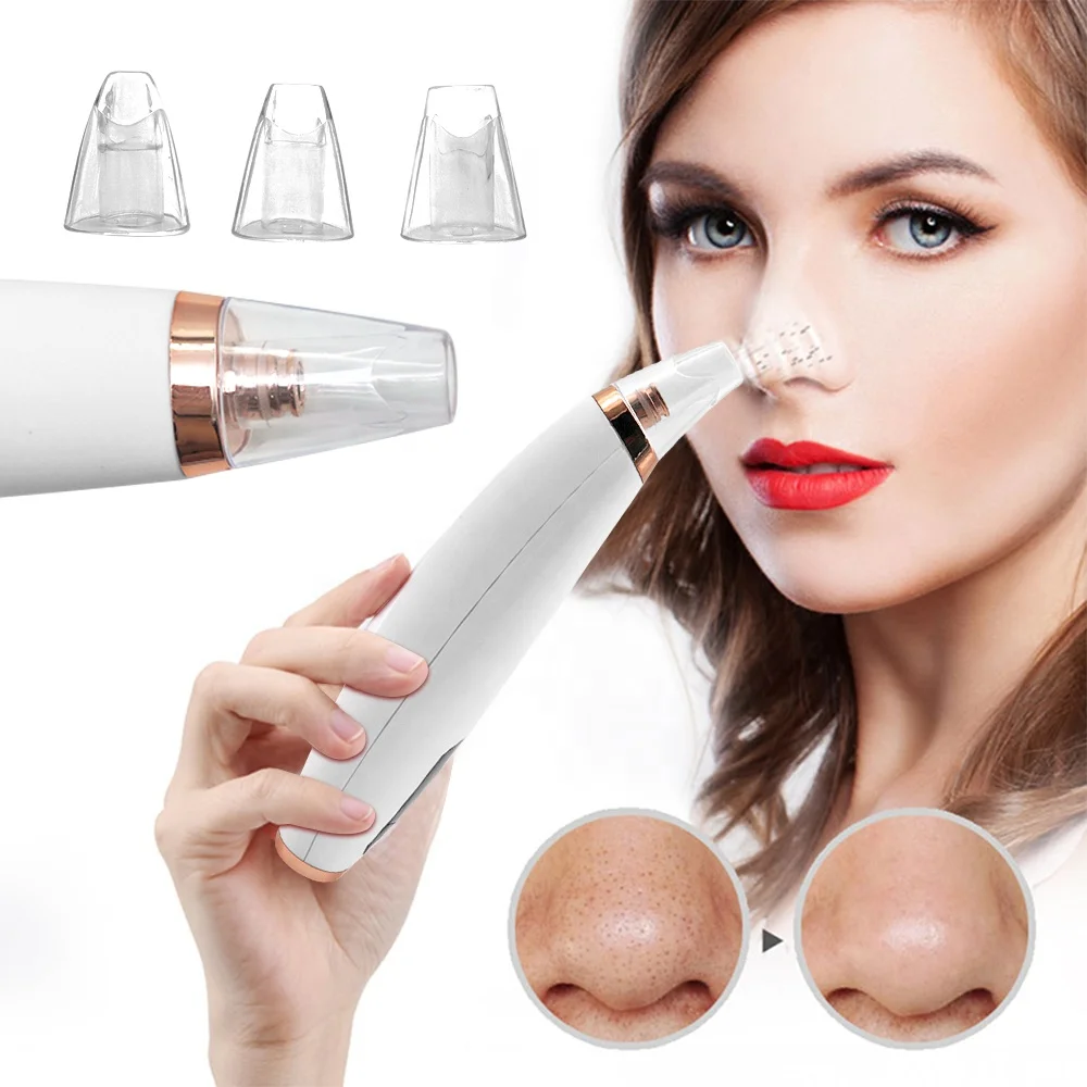 USB Charging Good Quality Hot Selling 3 Suction Heads Blackhead Remover Vacuum, White
USB Charging Good Quality Hot Selling 3 Suction Heads Blackhead Remover Vacuum, White
