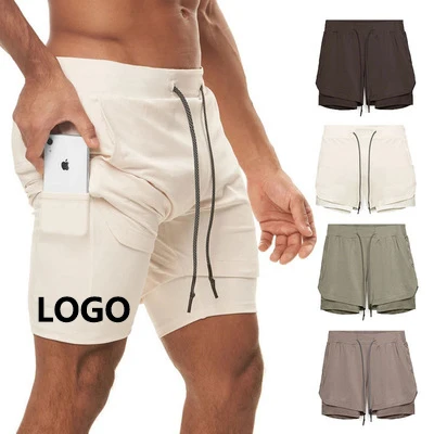 Custom Summer Men 2 in 1 Running Sweat Shorts Solid Training Jogger Pants with Phone Pockets Quick Dry Casual Gym Workout Shorts, 4 colors
Custom Summer Men 2 in 1 Running Sweat Shorts Solid Training Jogger Pants with Phone Pockets Quick Dry Casual Gym Workout Shorts, 4 colors