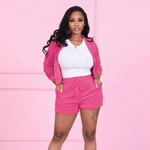 Fall 2021 Clothing Long Sleeve Plus Size Woman Custom Hoodies Zip Up Two Piece Short Jogger Set 2 Pcs Sets Tracksuits For Women, White,yellow,orange,red,gray,black,blue,green,khaki
Fall 2021 Clothing Long Sleeve Plus Size Woman Custom Hoodies Zip Up Two Piece Short Jogger Set 2 Pcs Sets Tracksuits For Women, White,yellow,orange,red,gray,black,blue,green,khaki
