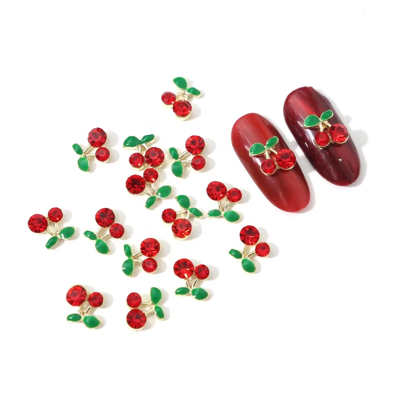 3D Nail Art Decorations Metal Cherry Shape Glitter Rhinestones Nails Charms Diamonds for Manicure Decor, As shown
3D Nail Art Decorations Metal Cherry Shape Glitter Rhinestones Nails Charms Diamonds for Manicure Decor, As shown