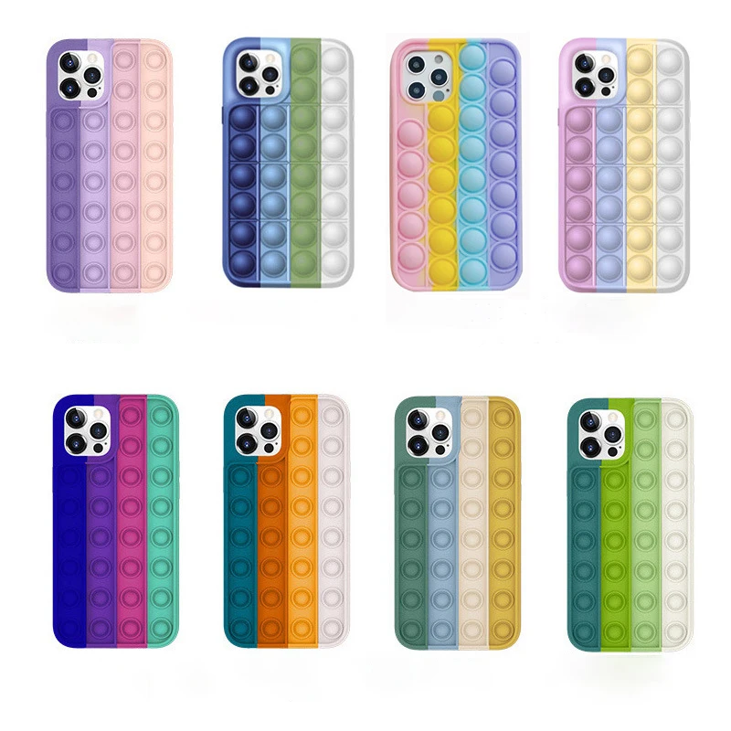 Funny Pop it Cell Phone Case for iPhone 12 Push Bubble Fidget Toy Silicone Decompression Mobile Phone Cover for iPhone 11 12 Pro
Funny Pop it Cell Phone Case for iPhone 12 Push Bubble Fidget Toy Silicone Decompression Mobile Phone Cover for iPhone 11 12 Pro