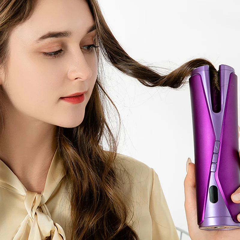 Portable Mini Usb Rechargeable Wireless Electric Automatic Hair Curler Cordless Rotating Magic Hair Curling Iron
Portable Mini Usb Rechargeable Wireless Electric Automatic Hair Curler Cordless Rotating Magic Hair Curling Iron