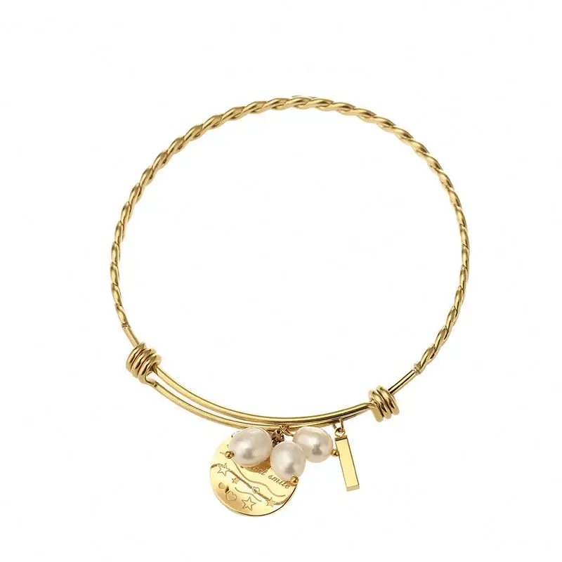 Newest Unique Design Charm Jewelry Gold Plated Initial Bracelet Women Pearl Adjustable
Newest Unique Design Charm Jewelry Gold Plated Initial Bracelet Women Pearl Adjustable