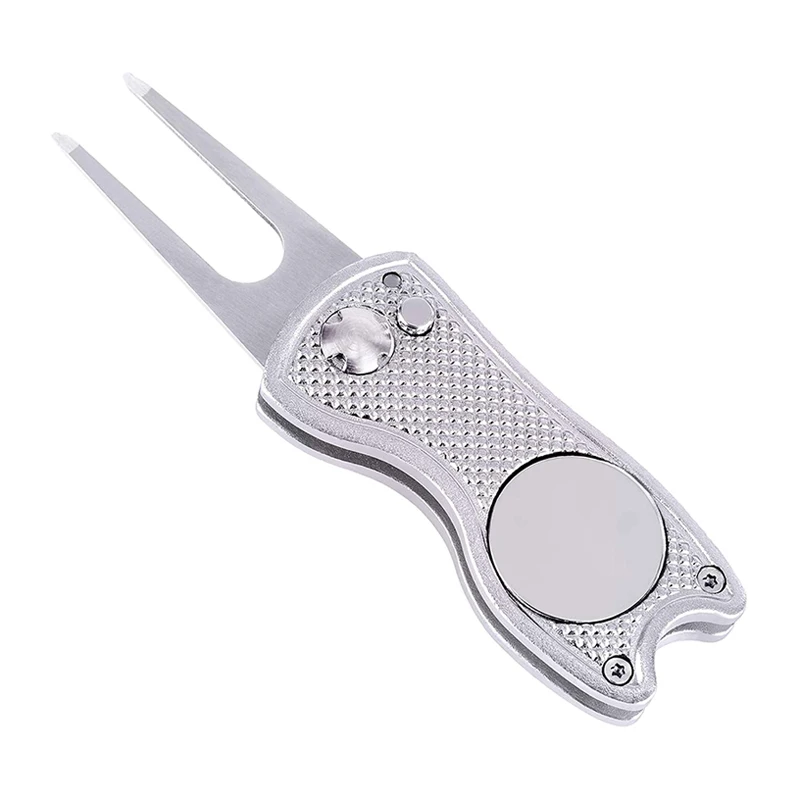 Custom Colorful Multi Function Portable Foldable White Golf Pitch Mark Repairer, Customized color 
Custom Colorful Multi Function Portable Foldable White Golf Pitch Mark Repairer, Customized color