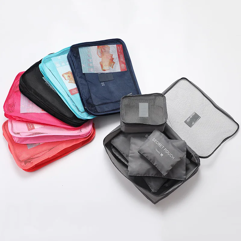High Quality Wholesale 6 In 1 Packing Cubes Travel Bag From China Factory, 9 colors
High Quality Wholesale 6 In 1 Packing Cubes Travel Bag From China Factory, 9 colors