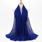 2019 High quality lady spring new muslim malaysia shawl instant hijab scarf