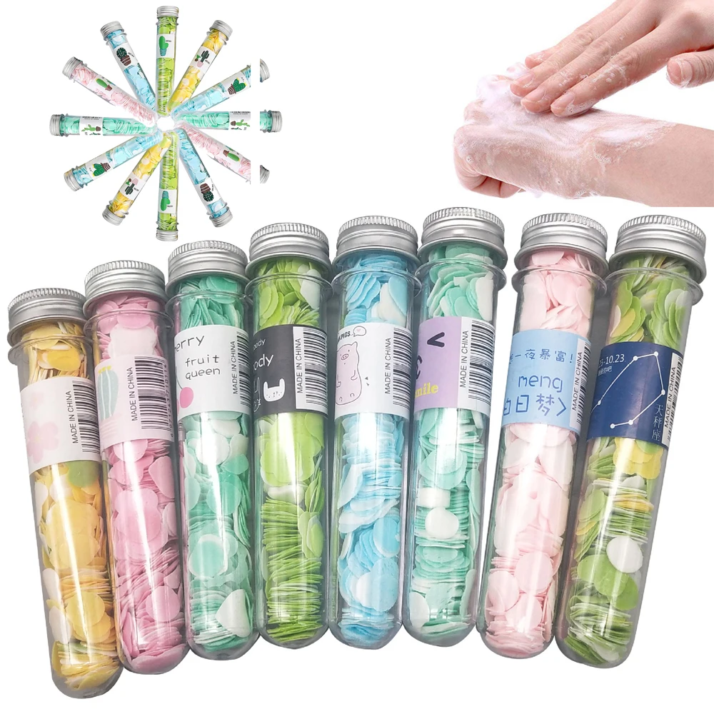 Portable Tube Petals Disposable Soap Sheets Hand Washing Soap Hand Soap, Blue, purple, pink, green
Portable Tube Petals Disposable Soap Sheets Hand Washing Soap Hand Soap, Blue, purple, pink, green