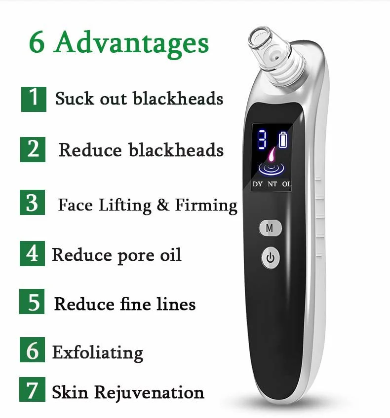 Private Label Acne Removal Device Suction Blackhead Remover Vacuum, White / rose gold
Private Label Acne Removal Device Suction Blackhead Remover Vacuum, White / rose gold