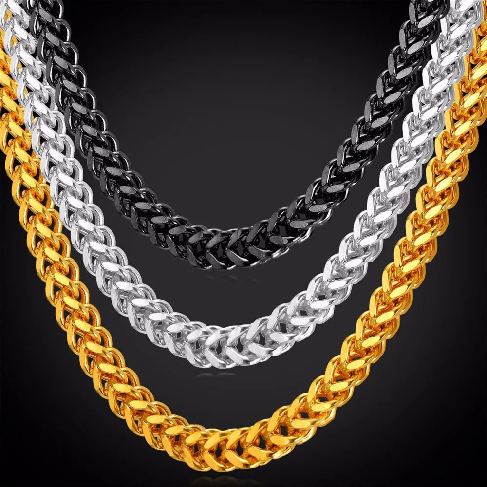 HongTong Wholesale 6MM 18 inch 18K Gold Plated Men Stainless Steel Jewelry Necklace Curb Gold Stainless Steel Chain For Men, Picture
HongTong Wholesale 6MM 18 inch 18K Gold Plated Men Stainless Steel Jewelry Necklace Curb Gold Stainless Steel Chain For Men, Picture