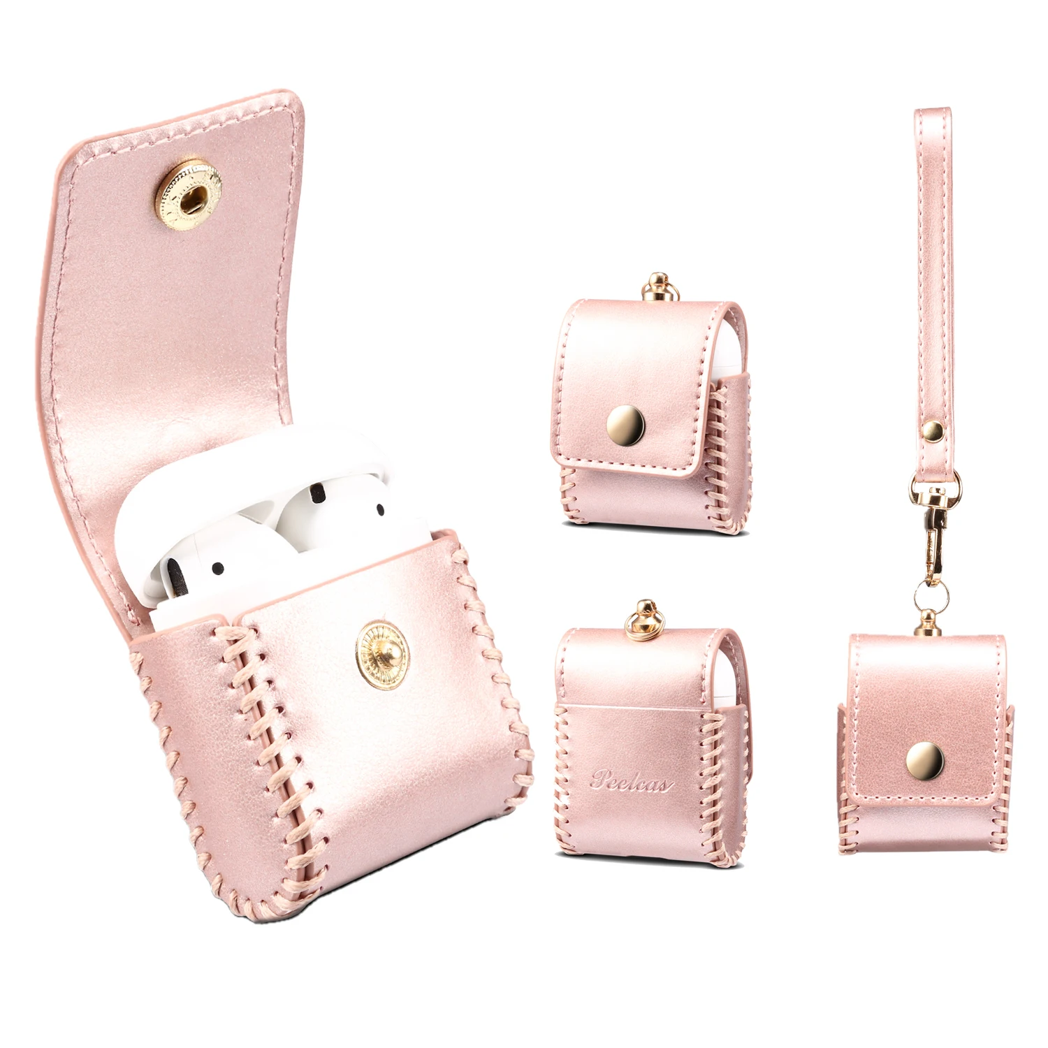 2021 New Arrival Factory Wholesale Pu Leather Earphone Protective Cover For Female Airpods 1 Case For Airpods 2, Brown, red, orange, blue, black, pink
2021 New Arrival Factory Wholesale Pu Leather Earphone Protective Cover For Female Airpods 1 Case For Airpods 2, Brown, red, orange, blue, black, pink