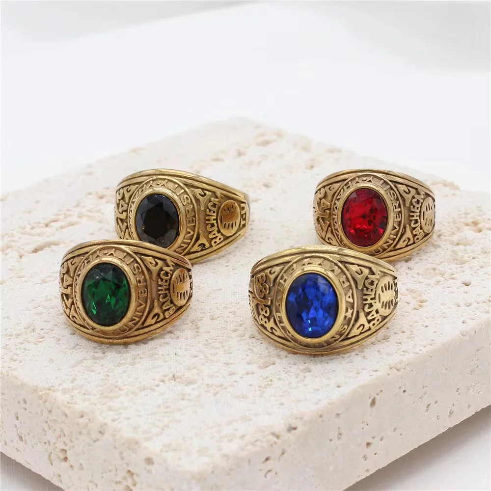 Manufacturer wholesale stainless steel jewelry punk retro style US Army Men's gem ring
Manufacturer wholesale stainless steel jewelry punk retro style US Army Men's gem ring