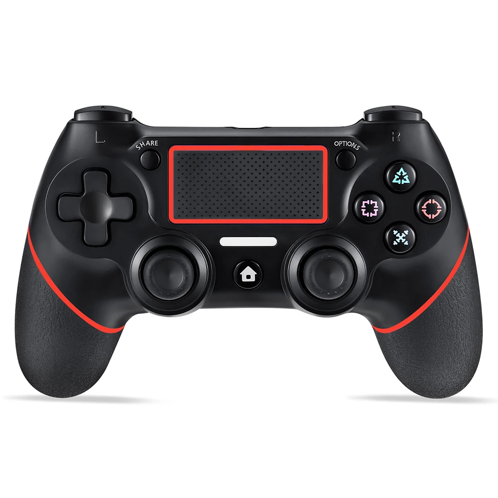 Travelcool Gaming Joystick Wireless BT Rubber Game PS4 Controller Video Game Console Gamepad for Sony PlayStation 4 Controller, Black&red/black&blue/black&green
Travelcool Gaming Joystick Wireless BT Rubber Game PS4 Controller Video Game Console Gamepad for Sony PlayStation 4 Controller, Black&red/black&blue/black&green