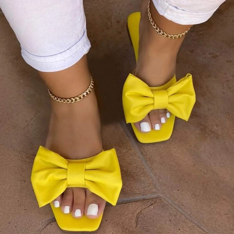 The latest fashion women ladies sandals flat bottom bowknot women's casual slippers, Picture
The latest fashion women ladies sandals flat bottom bowknot women's casual slippers, Picture