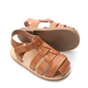 Summer sandals hard sole children shoes classical leather sandals kids