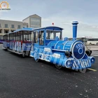 Cheap Price Train Manufacturer Electric Road Mini Ride Sightseeing Small Dotto Trackless Fun Tourist Train For Sale